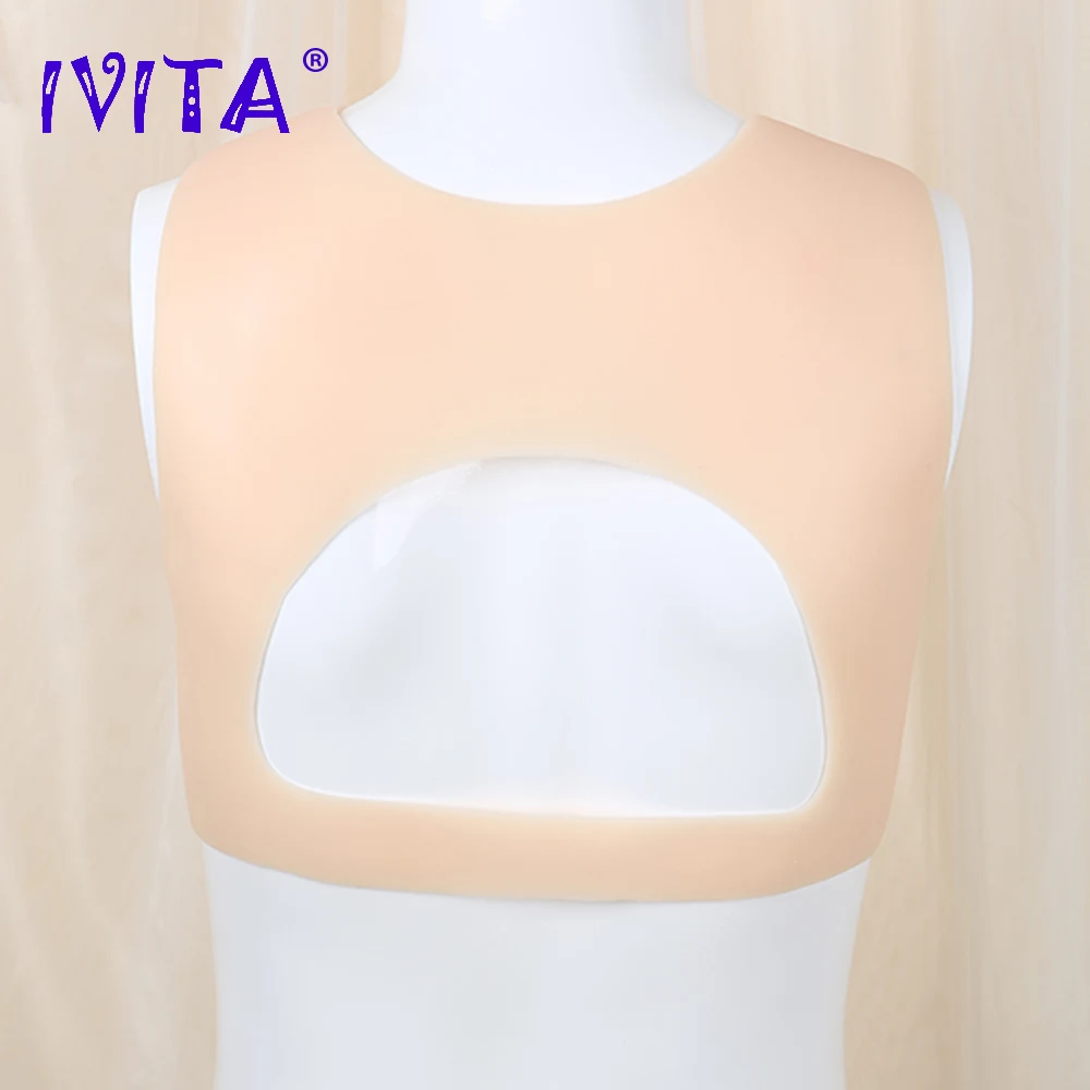 Искусственные Силиконовые груди IVITA поддельные D чашки для трансвеститов