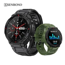 SENBONO Smart Watch Men Women BT Sport Fitness Tracker Heart Rate Waterproof K27 Clock Smartwatch for IOS Android phone