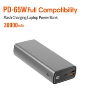 power bank 30000mah large capacity pd65w for laptop powerbank external battery portable charger mobile phone auxiliary battery