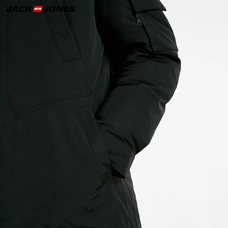 JackJones мужская зимняя куртка с капюшоном средней длины | 218412548