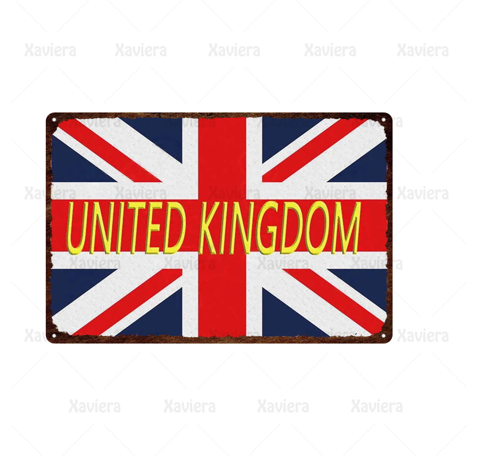 Национальный флаг металлический жестяной знак Швеция Исландия Соединенные