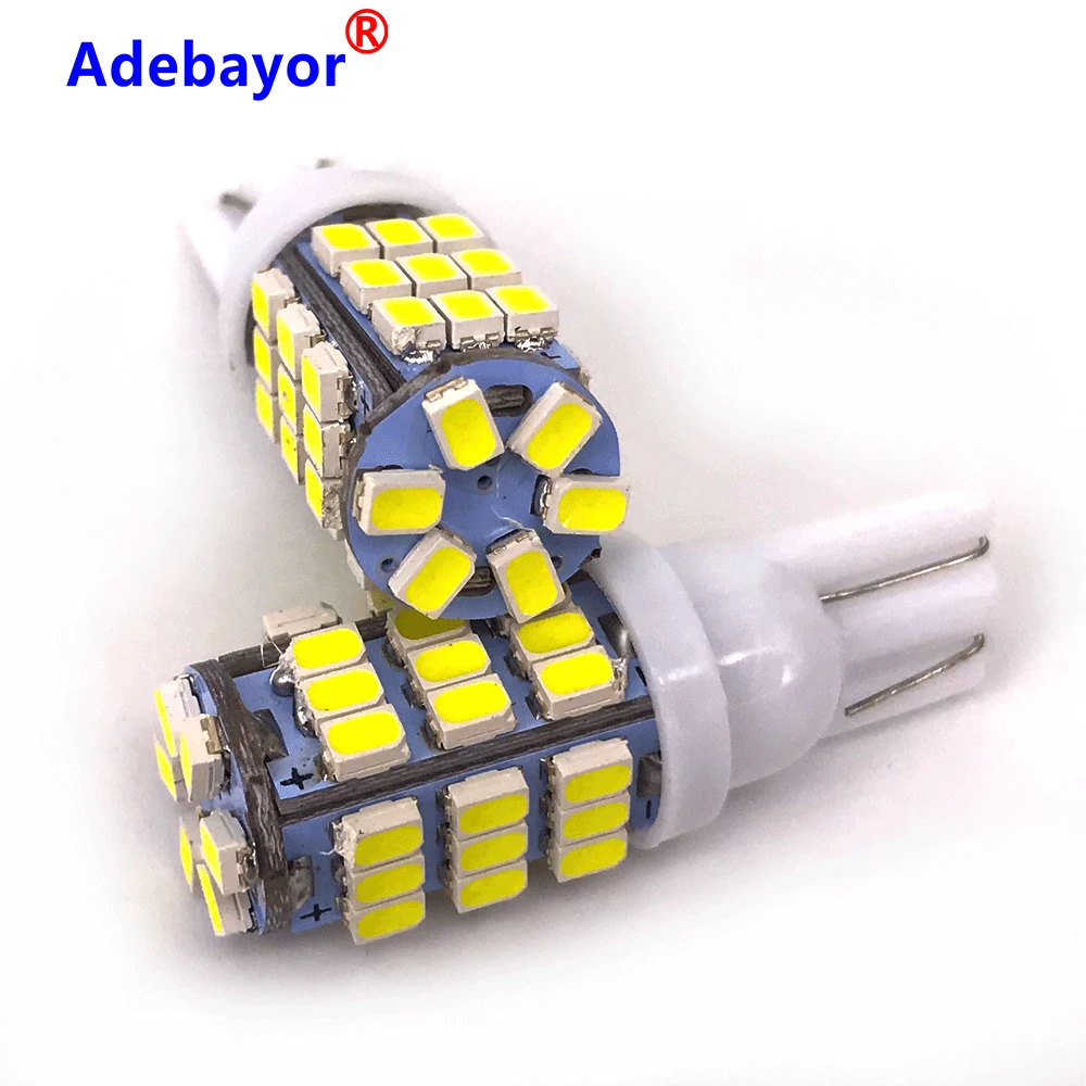 50 шт./лот Автомобильные светодиодные t10 42 smd светодиоды лампы W5W 194 1206/3020 42SMD 42led