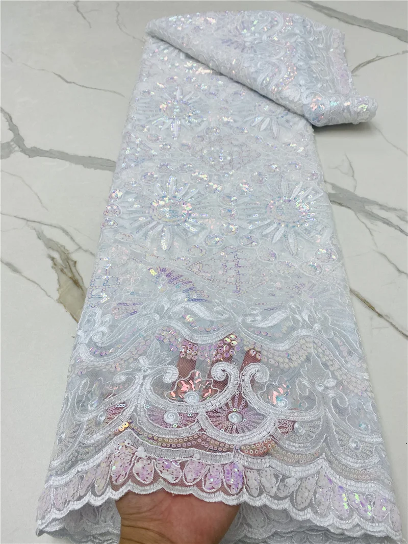 PGC Африканский гипюр шнур блестки кружевная ткань 2021 высококачественное