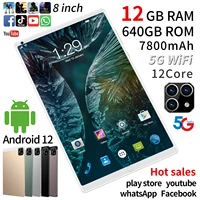 8 tablet 1920x1200 4g network t618 8 core 8gb ram 128gb rom tablets pc android 9 wifi dual sim dual camera call tablet gifts8