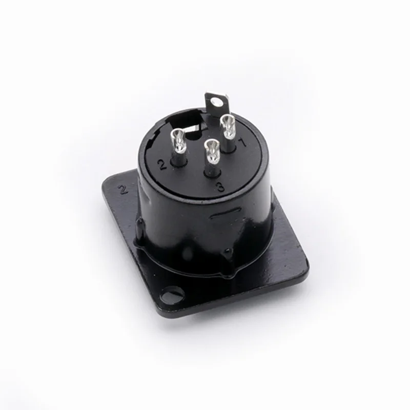 10pcs XLR 3-pole Nickel-plated Male Plug Socket Female Audio Jack Panel Mount Chassis Microphone MIC Wire Connector | Обустройство