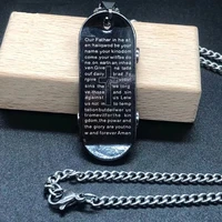 fashion punk stainless steel long necklace men and women skateboard statement pendant chain gothic style female hip hop jewelry