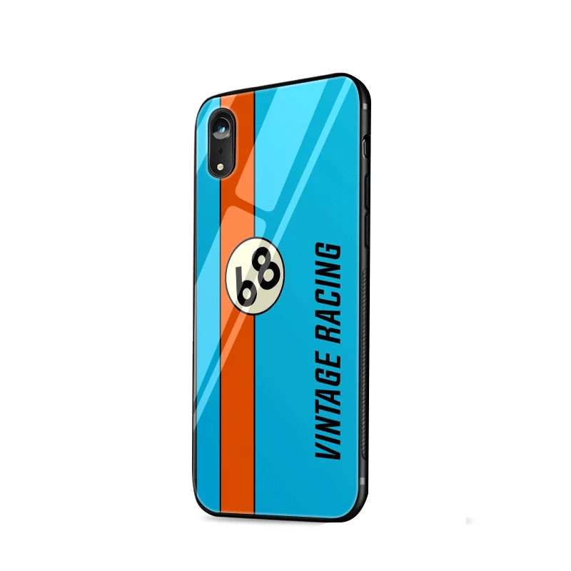 Ford залива гоночный автомобиль чехол для телефона из закаленного стекла iPhone 12