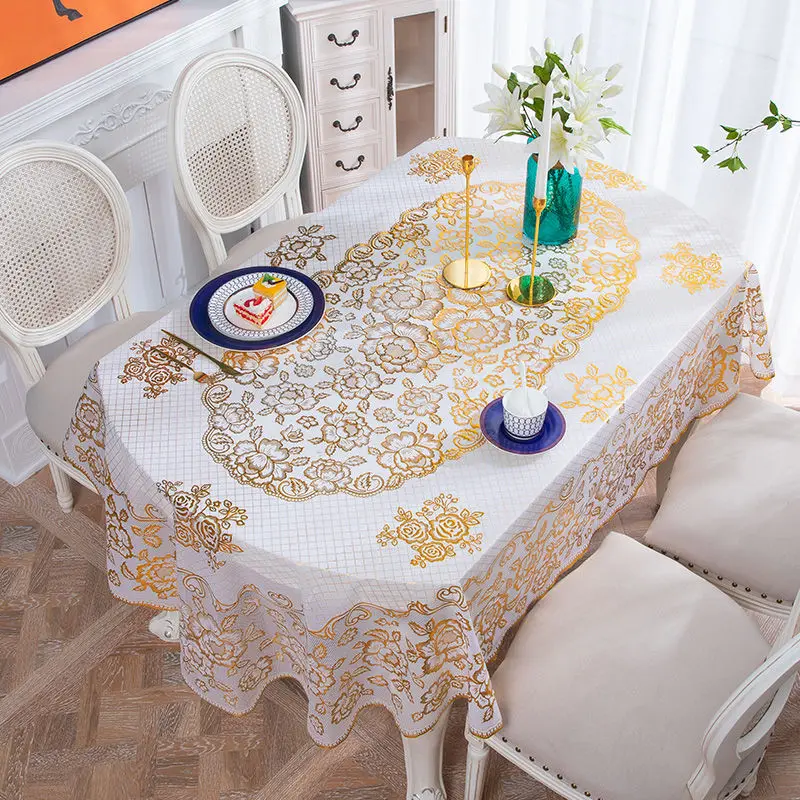 

Geometric Luxury Dining Table Japanese Tablecloth Satin Rectangle Tablecloths Kitchen Birthday Table Tafelkleed Rond Home Eg50zb