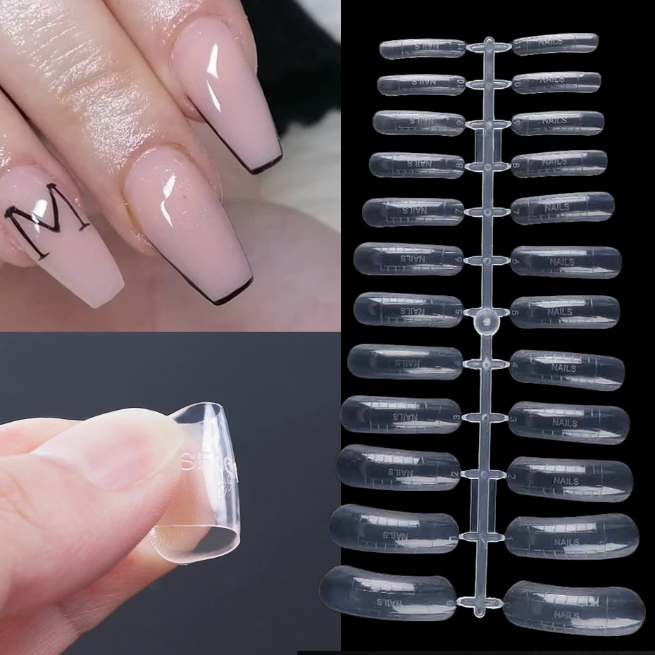 Быстрое строительство форма Типсы формы для наращивания на всю покрытие ногтей