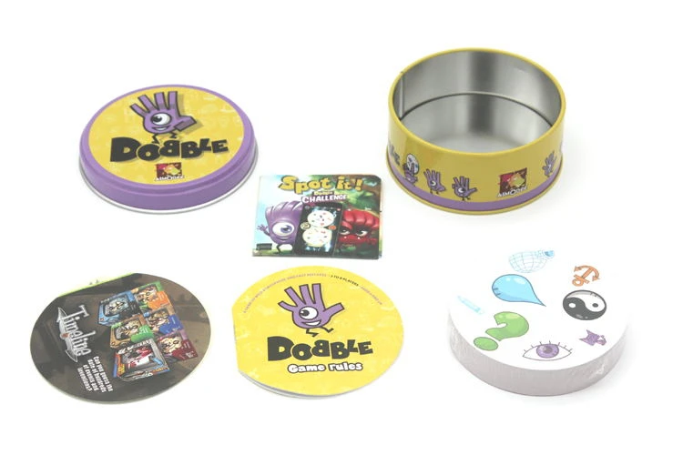 Spot it и dobble карточная игра настольная для Dobbles Детские карты походная