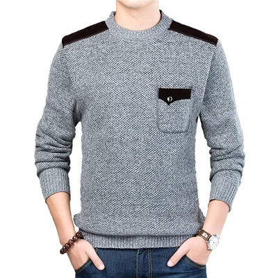 Light Grey DIMUSI, зимний мужской свитер, Повседневный, мужской, теплый, водолазка, Одноцветный, свитер, пальто, мужской, облегающий, вязанный, пуловер, одежда, 3XL - Цвет: Light Grey