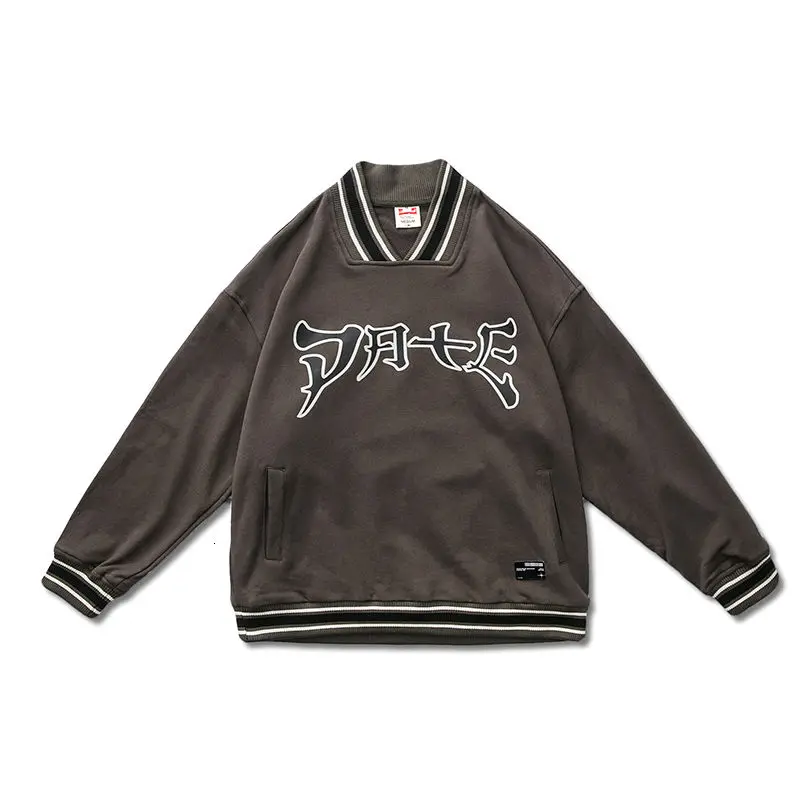 

Spring Japanese New Trendy Hip Hop Brand Retro Sweater Men Couple Loose National Trend Streetwear Harajuku Jacket Wild Pullover