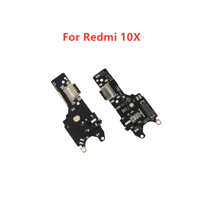 

for Xiaomi Redmi 10x USB Charger Port Dock Connector PCB Board Ribbon Flex Cable + Headphone Jack Audio Earphone repair Parts
