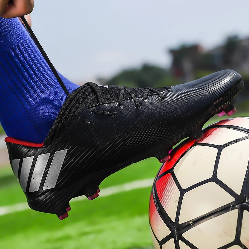 Muyubei Профессиональный Chuteira Futebol Детская футбольная обувь мужские футбольные бутсы детская тренировочная спортивная обувь