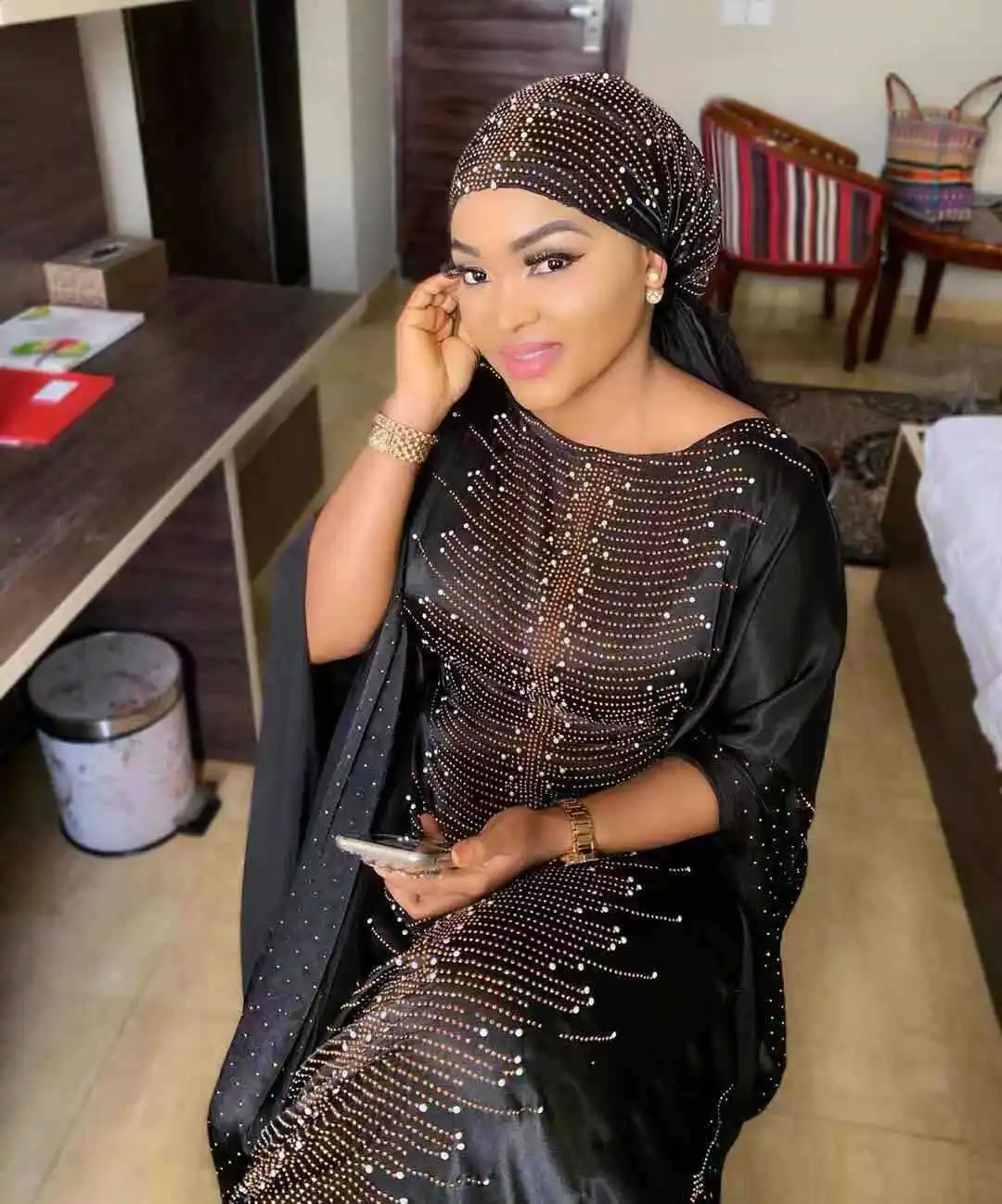 Платья в африканском стиле для женщин 6 цветов большие размеры Дашики бисер