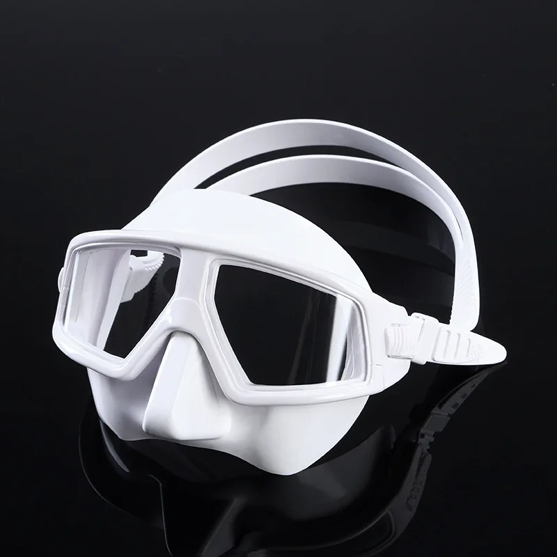 

Professional Free Diving Mask Resin Lens Anti-Fog 120 degree View Low Volume Scuba Diving Mask Goggles Snorkeling Dive Glasses