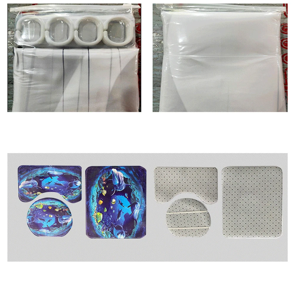 Трехмерная старинная деревянная дверь водонепроницаемая занавеска для ванной и