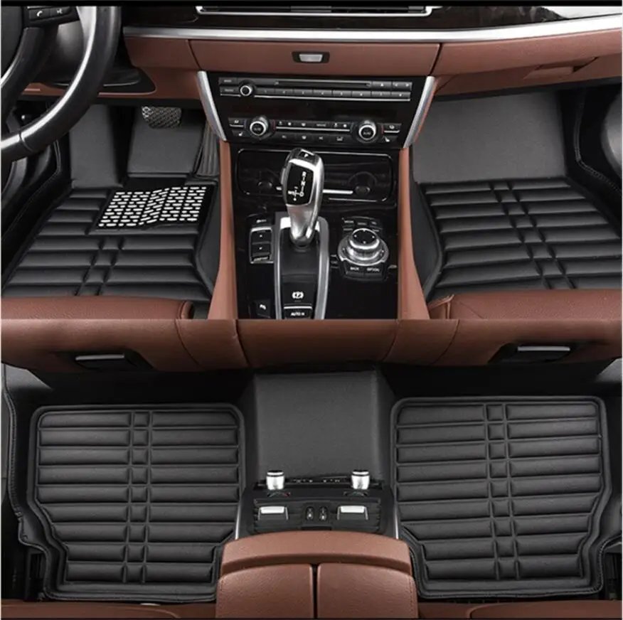Автомобильные коврики для BMW X1 F48 2016 2017 2018 ног высококачественные новые кожаные с