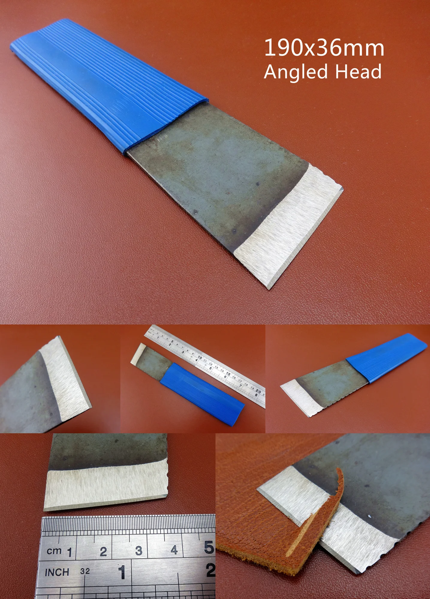 3 вида кожевенное ремесло быстрый стальной нож для заготовки резак Мясницкая