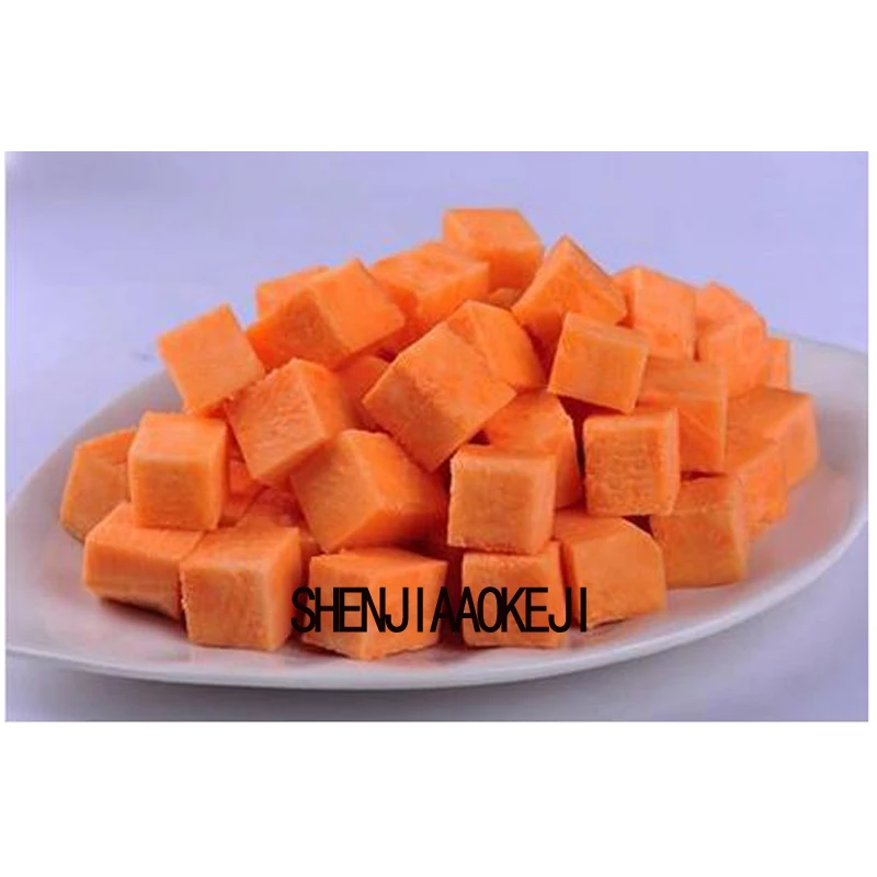 

1PC TJ-312A Vertical Stainless Steel Shred Slicing Machine Carrot Horseshoe Dicing Cutting Machine Kitchen Equipment 220V 750W