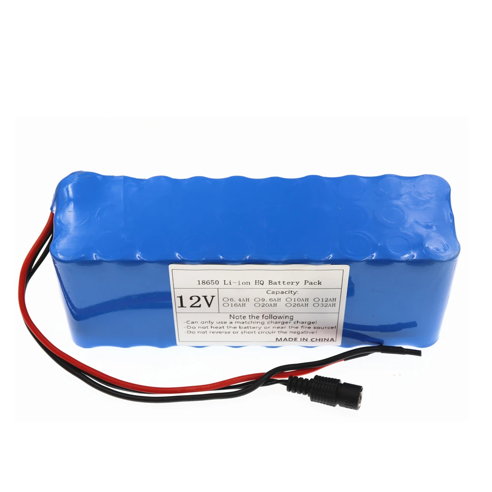 NEW High Quality 18650 3S10P 26AH Rechargeable Portable Lithium-ion Battery DC 12V 26000mAh With BMS battery pack+3A charger | Электроника