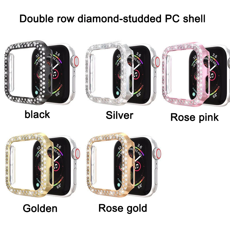 

Suitable for Applewatch/SE/iwatch Protective Shell Diamond 456 Generation Protective Shell Anti-fall Edge Bezel