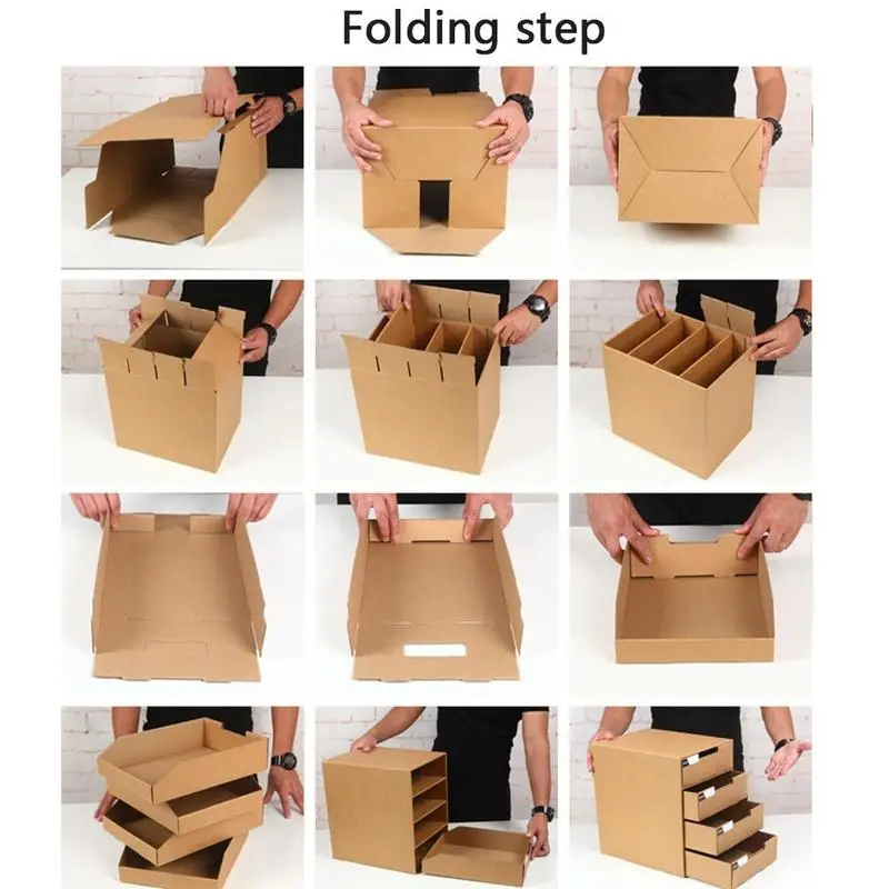 Настольная коробка для хранения файлов многослойная сделай сам держатель