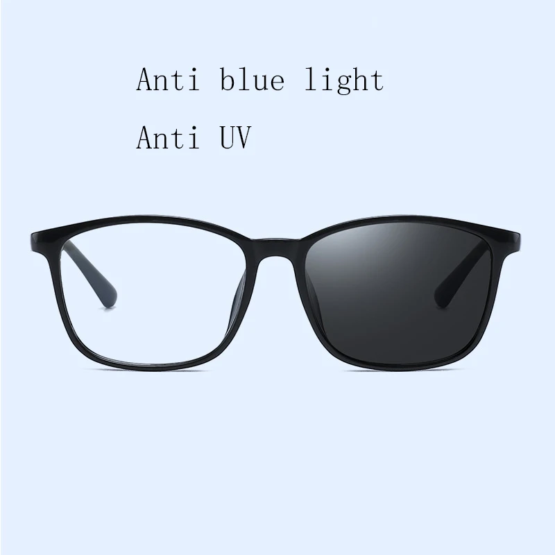 Анти Blue Ray излучения синий светильник фильтром очки квадратной формы