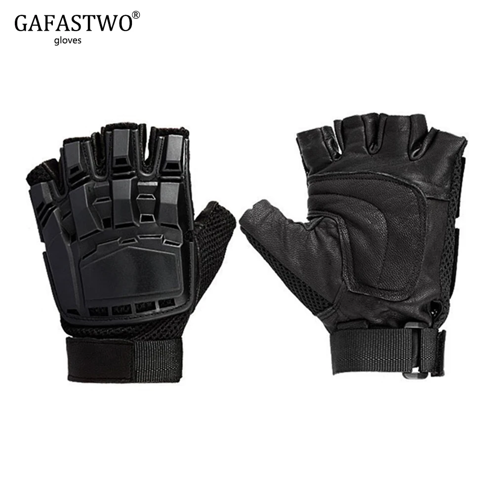 

New Outdoor Sports Protection Tactical Gloves Mens Sweat-Absorbent Breathable Wear-Resistant Anti-Skid Riding Gloves Ladies