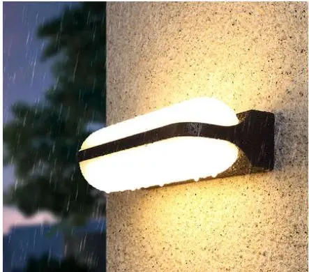 Simple modern wall lamp wall lamp balcony hallway home indoor and outdoor LED waterproof wall lamp