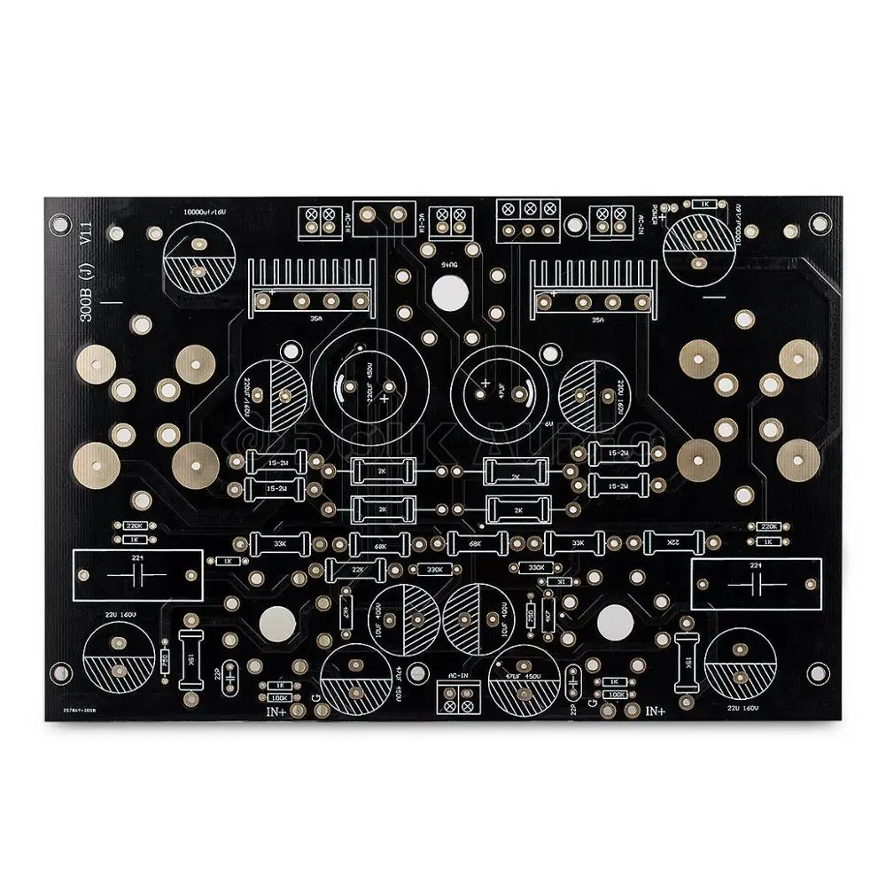Douk audio HiFi 300B вакуумная фотоплата DIY KIT роскошный односторонний класс AStereo Audio Amp 16