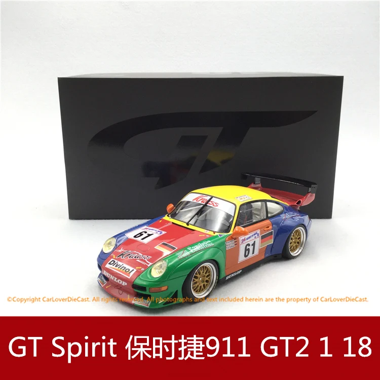 

Модель автомобиля GT Spirit 1:18 Porsche 911 993 RWB GT2 #61, ограниченная серия, модель автомобиля из смолы