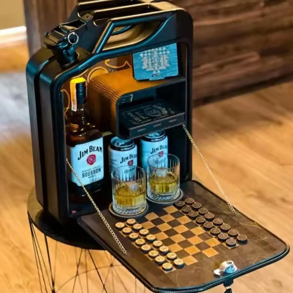 

Новинка мой пещера мои правила Джерри банка бар Мини бочка винный шкаф витрина бокс для напитков полка Забавный подарок для папы