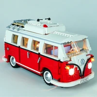 light led kit for creator 10220 t1 camper van compatible with 21001 10569 building blocks car lamp lighting set toys no model