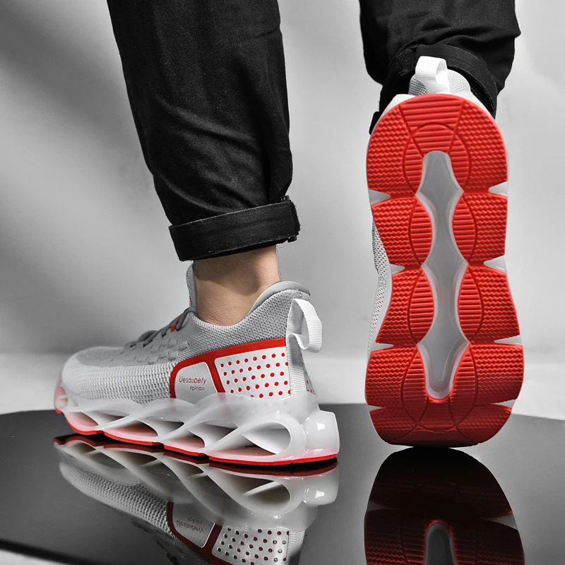 

New Outdoor Men Free Running For Men Jogging Walking Sports Shoes High-Quality Lace-Up Athietic Breathable Blade Sneakers Big 47