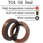 Фторкаучук TG4 скелет сальник коричневый FKM три губы резиновый идентификатор прокладок 140 мм