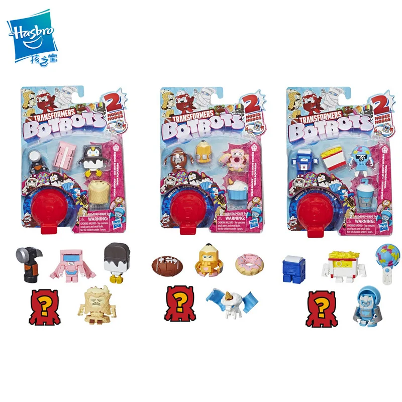 Hasbro трансформаторы Botbots 2 режима 5 шт./компл. Коллекционная мини с принтом