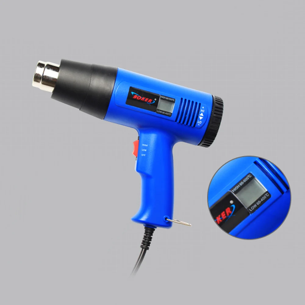 Тепловая пушка для автомобильных фар 1800 Вт контроль температуры 60 ~ 600 градусов