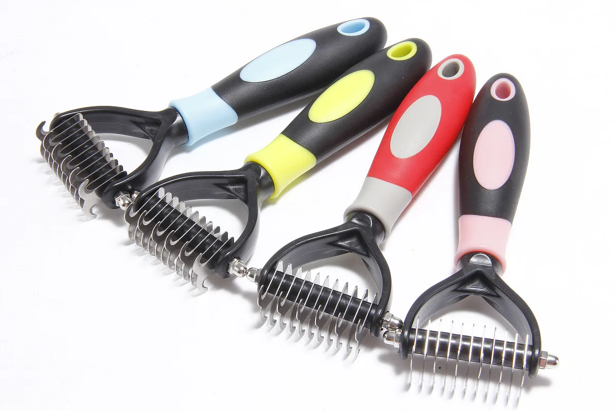 

1 Pcs Dog Cat Puppy Pets Comb Brush Fur Knot Cutter Remove Rake Grooming Shedding Brush Comb Pet Beauty Supplies