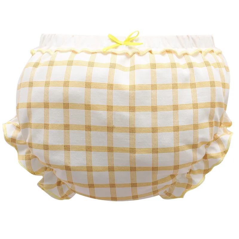 Мягкие Детские трусы из 100% хлопка 3 шт./лот нижнее белье для девочек новорожденных