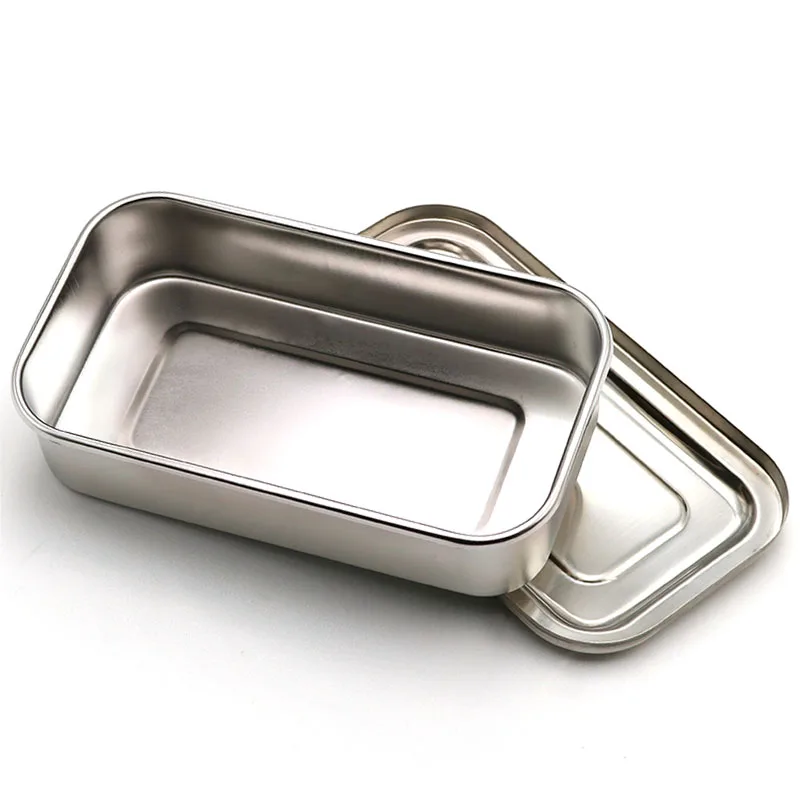 Медицинский лоток для дезинфекции из нержавеющей стали толщиной 304 квадратная