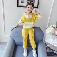 girls clothes set 2020 autumn spring long sleeve hoodie coatpants tracksuit teen children clothing sets 4 6 8 9 10 12 13 years
