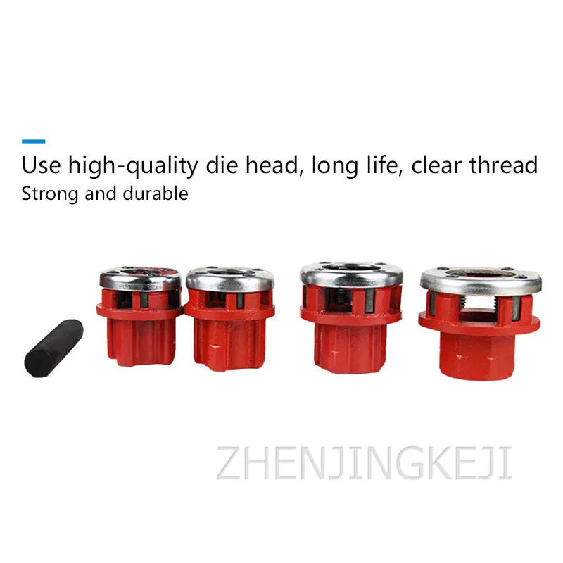 

Handheld Electric Threading Machine Thread Horsepower Efficient Twisted Wire Easy To Carry Threading Machine Water Pipe Teether