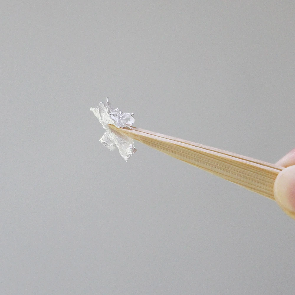 Съедобные Серебряные Листья маленькие части настоящие серебряные хлопья