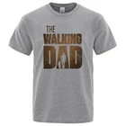 Футболка Negan The Walking Dad мужская с забавным принтом, брендовая рубашка с коротким рукавом в стиле хип-хоп, стиль Харадзюку, лето 2021