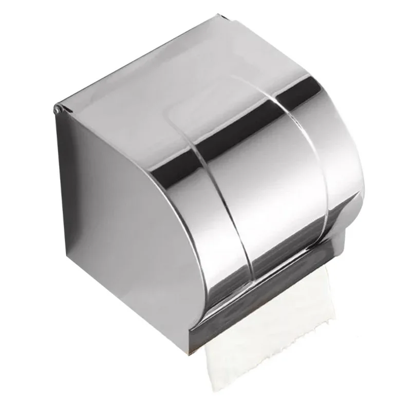 1 шт. коробка для салфеток из нержавеющей стали прочные туалетные бумажные