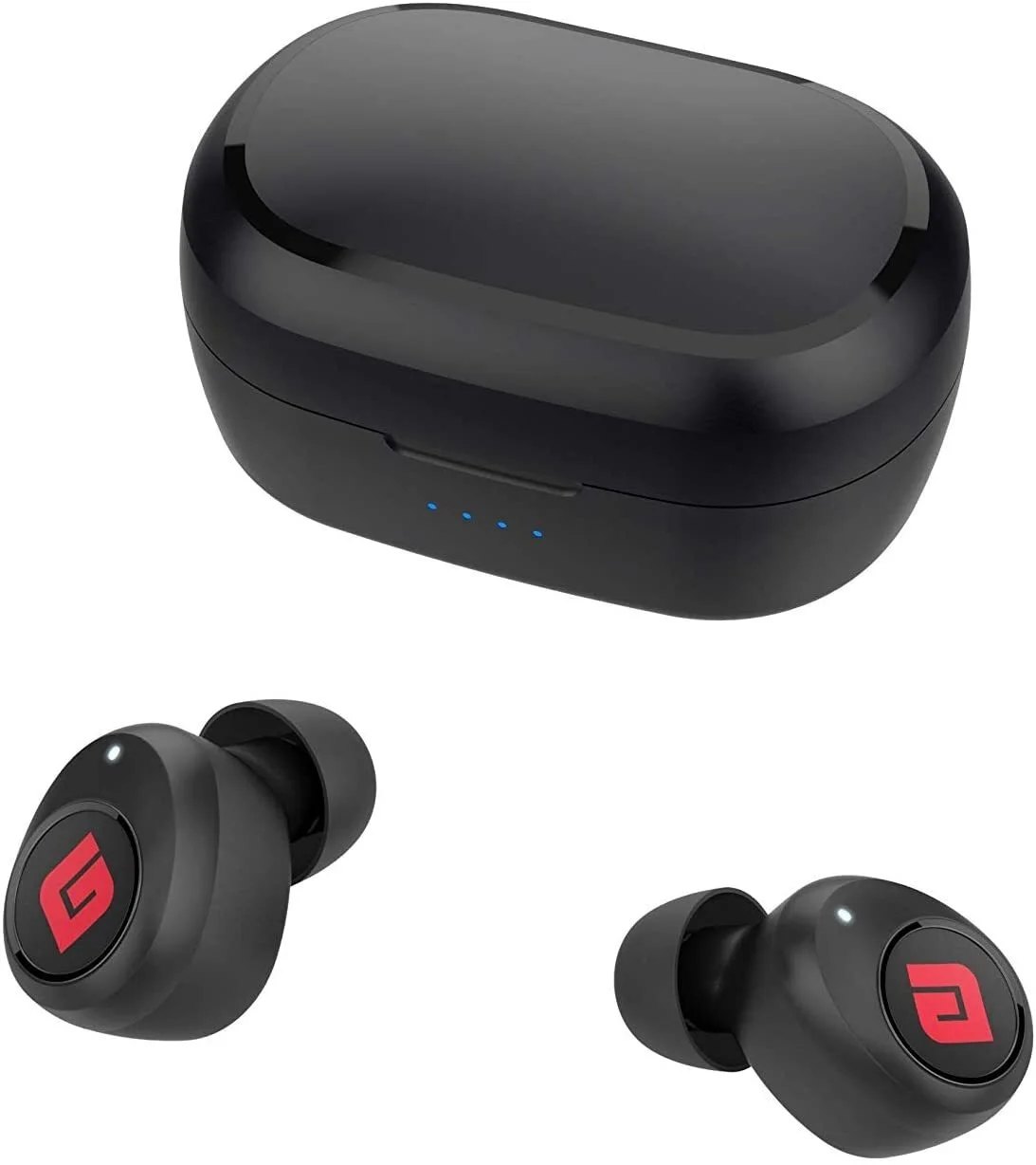 

ZUIDID True Wireless Earbuds Bluetooth 5.0 Headphones, in-Ear Bluetooth Earbuds IPX7 Waterproof Clear Call Headset USB-C