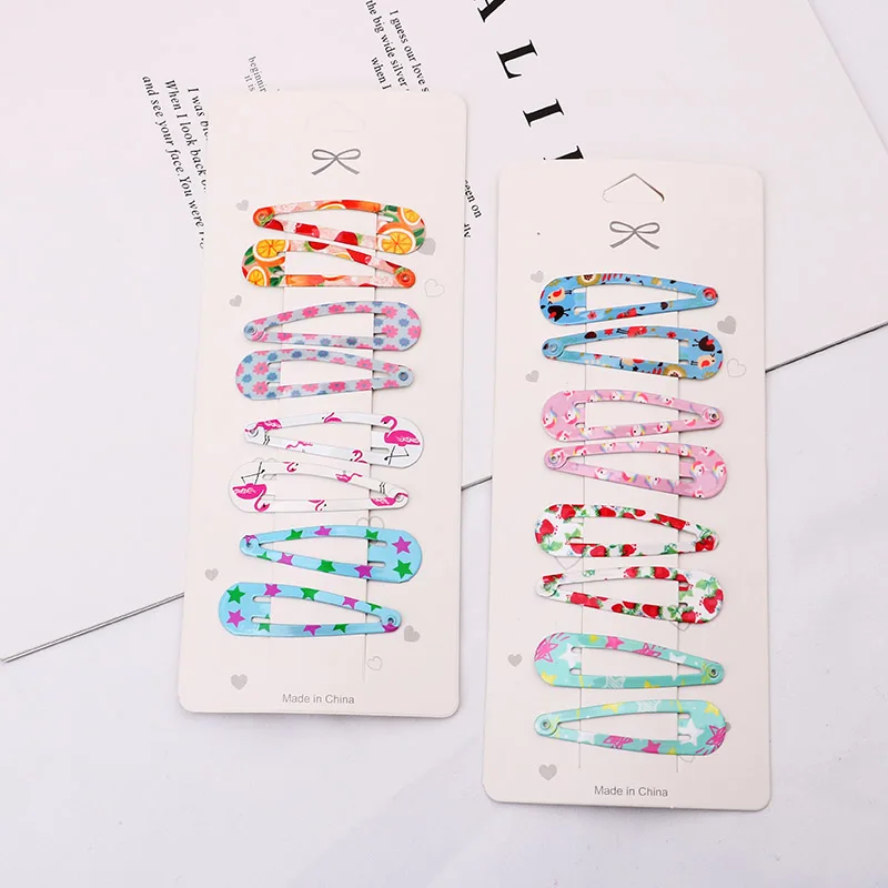 8 шт./лот 2020 заколка для волос с боковыми узелками детские заколки Инструменты 5 см