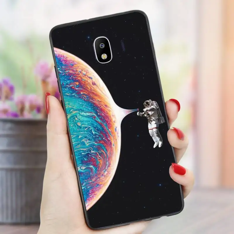 

Cute Cartoon Astronaut Planet Star Phone Case For Huawei P20 P30 P40 lite2016 2017 pro SMART2019 Soft Case nax fundas cover