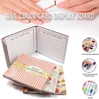 nail tips display book diy nail art showing shelf nail polish color card chart painting dedicated display board 120180 color